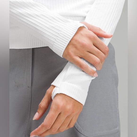 Lululemon Rest Less Pullover Long Sleeve. White - Picture 3 of 9